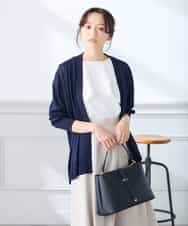 K3CGD22049 a.v.v Elmi(アー・ヴェ・ヴェ) 【低身長サイズ】さらさらタッチトッパーカーディガン【UVカット/接触冷感】 ライトイエロー