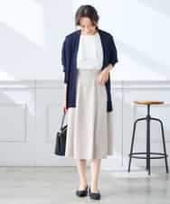 K3CGD22049 a.v.v Elmi(アー・ヴェ・ヴェ) 【低身長サイズ】さらさらタッチトッパーカーディガン【UVカット/接触冷感】 ライトイエロー