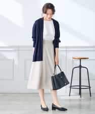 K3CGD22049 a.v.v Elmi(アー・ヴェ・ヴェ) 【低身長サイズ】さらさらタッチトッパーカーディガン【UVカット/接触冷感】 ライトイエロー