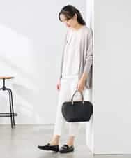 K3CGD22049 a.v.v Elmi(アー・ヴェ・ヴェ) 【低身長サイズ】さらさらタッチトッパーカーディガン【UVカット/接触冷感】 ライトイエロー