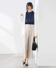 K3CGD22049 a.v.v Elmi(アー・ヴェ・ヴェ) 【低身長サイズ】さらさらタッチトッパーカーディガン【UVカット/接触冷感】 ライトイエロー