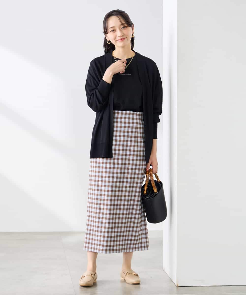 K3CGD22049 a.v.v Elmi(アー・ヴェ・ヴェ) 【低身長サイズ】さらさらタッチトッパーカーディガン【UVカット/接触冷感】 ライトイエロー