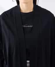 K3CGD22049 a.v.v Elmi(アー・ヴェ・ヴェ) 【低身長サイズ】さらさらタッチトッパーカーディガン【UVカット/接触冷感】 ライトイエロー