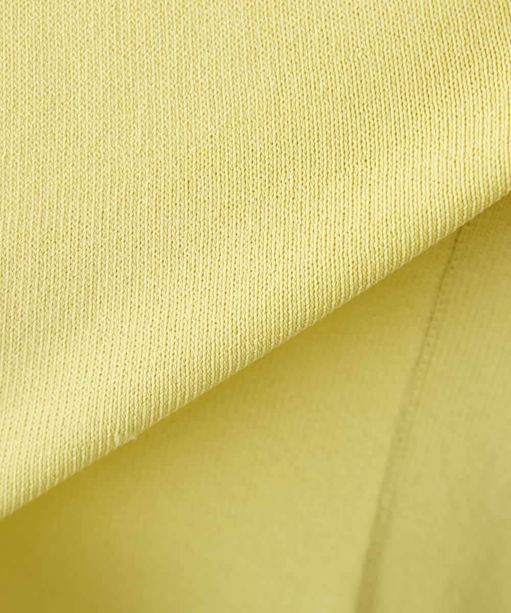 K3CGD22049 a.v.v Elmi(アー・ヴェ・ヴェ) 【低身長サイズ】さらさらタッチトッパーカーディガン【UVカット/接触冷感】 ライトイエロー