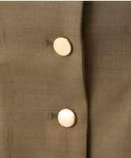 K3EBD11109 a.v.v Elmi(アー・ヴェ・ヴェ) 【低身長サイズ/2SET】ペプラムジレ×ナロースカート モカベージュ