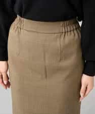 K3EBD11109 a.v.v Elmi(アー・ヴェ・ヴェ) 【低身長サイズ/2SET】ペプラムジレ×ナロースカート モカベージュ