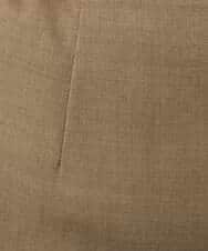 K3EBD11109 a.v.v Elmi(アー・ヴェ・ヴェ) 【低身長サイズ/2SET】ペプラムジレ×ナロースカート モカベージュ