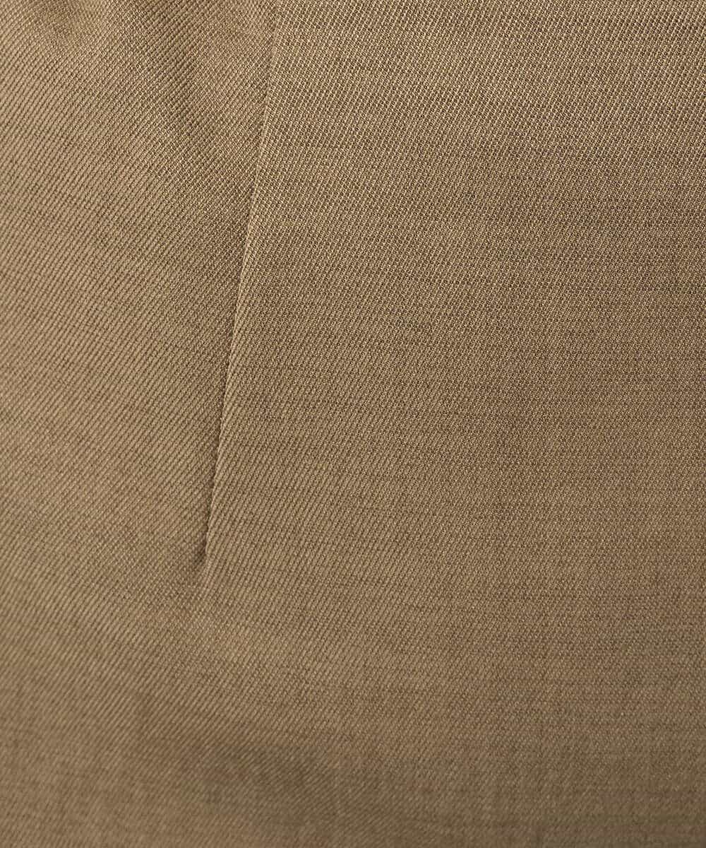 K3EBD11109 a.v.v Elmi(アー・ヴェ・ヴェ) 【低身長サイズ/2SET】ペプラムジレ×ナロースカート モカベージュ