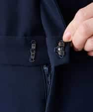 K3EFD03109 a.v.v Elmi(アー・ヴェ・ヴェ) 【低身長サイズ】【洗える】Vネックコンビネゾン ネイビー