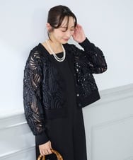 K3EFD06099 a.v.v Elmi(アー・ヴェ・ヴェ) 【低身長サイズ】スクエアネックオールインワン ブラック