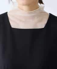 K3EFD06099 a.v.v Elmi(アー・ヴェ・ヴェ) 【低身長サイズ】スクエアネックオールインワン ブラック