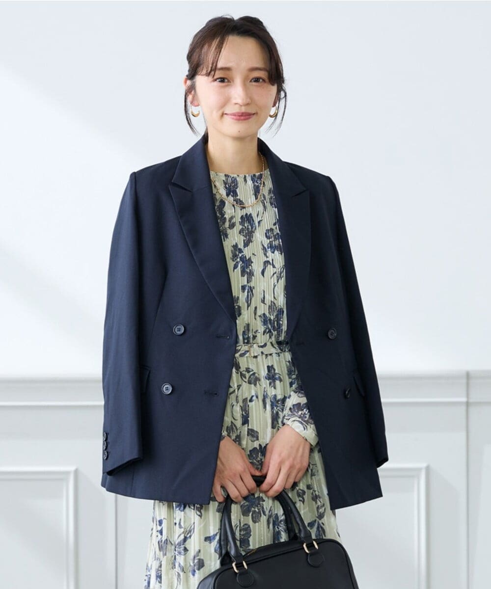 K3EFD12109 a.v.v Elmi(アー・ヴェ・ヴェ) 【低身長サイズ】ランダムプリーツワンピース ベージュ