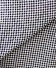 K3EGD01089 a.v.v Elmi(アー・ヴェ・ヴェ) 【低身長サイズ】ソフトサッカーパフスリーブワンピース ブルー