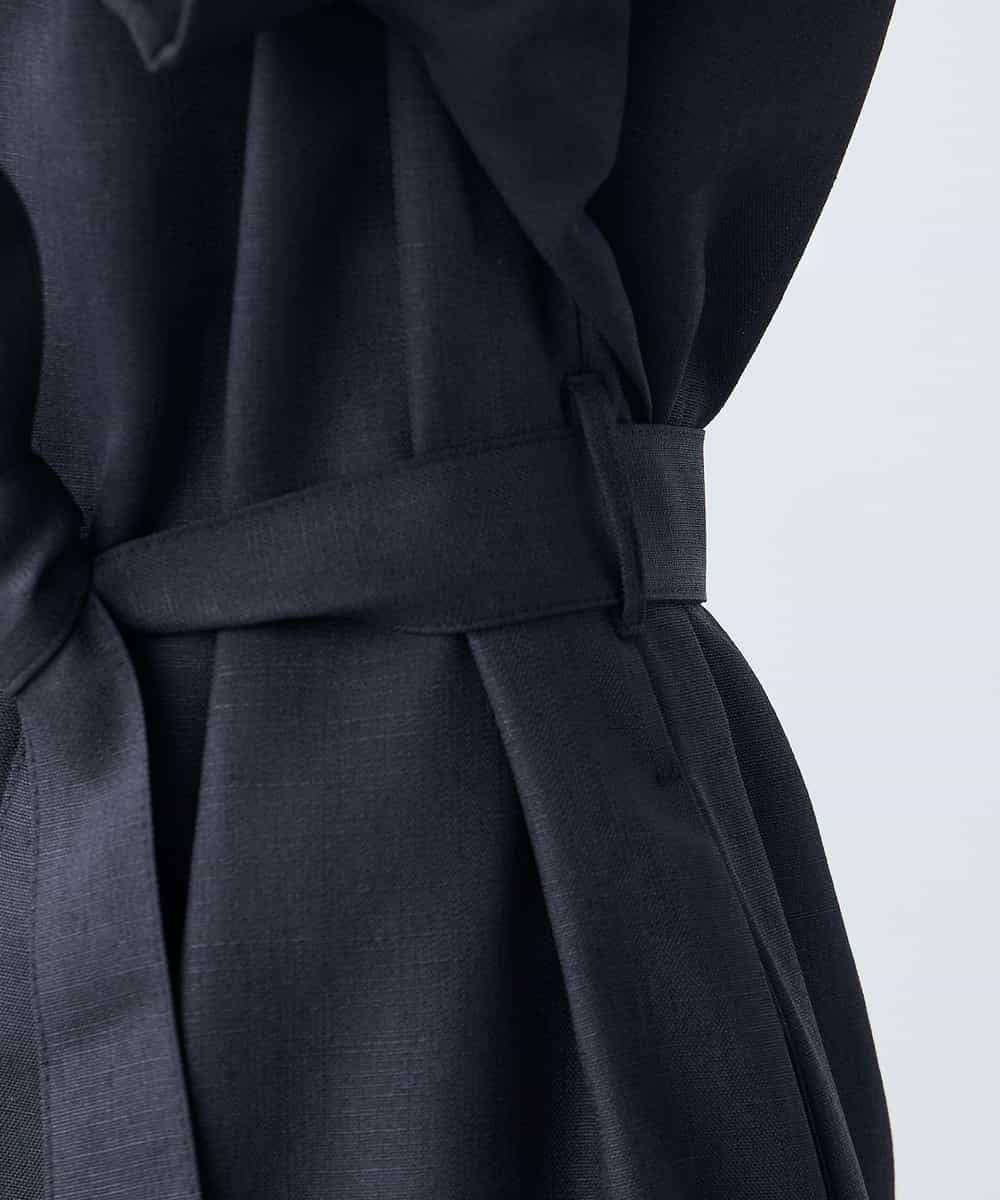 K3EGD08099 a.v.v Elmi(アー・ヴェ・ヴェ) 【低身長サイズ/洗える】スキッパーワンピース ベージュ