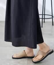 K3EGD08099 a.v.v Elmi(アー・ヴェ・ヴェ) 【低身長サイズ/洗える】スキッパーワンピース ベージュ