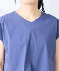 K3EGD09089 a.v.v Elmi(アー・ヴェ・ヴェ) 【低身長サイズ/微撥水】ナイロンドッキングワンピース カーキ