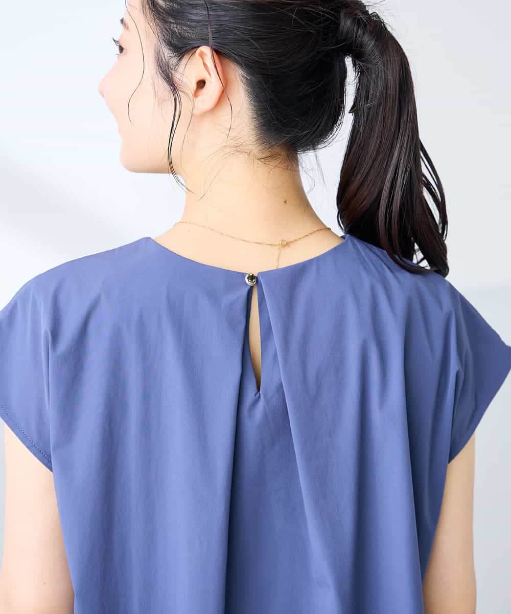 K3EGD09089 a.v.v Elmi(アー・ヴェ・ヴェ) 【低身長サイズ/微撥水】ナイロンドッキングワンピース カーキ