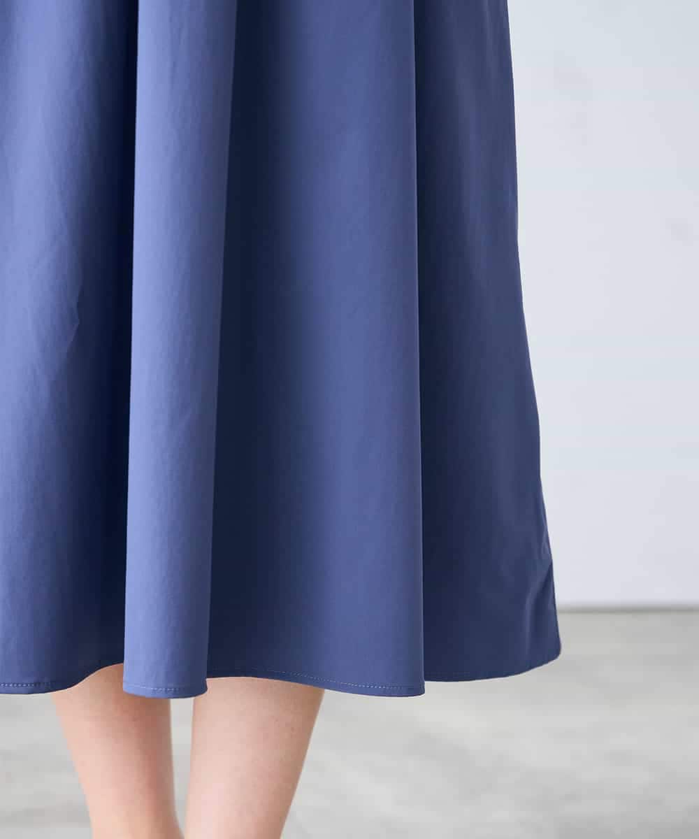 K3EGD09089 a.v.v Elmi(アー・ヴェ・ヴェ) 【低身長サイズ/微撥水】ナイロンドッキングワンピース カーキ