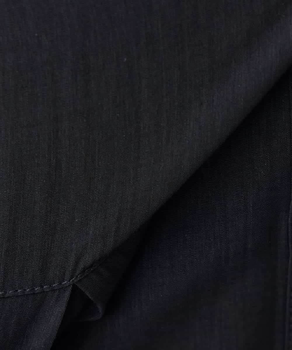 K3EGD11079 a.v.v Elmi(アー・ヴェ・ヴェ) 【低身長サイズ/洗える】カラーレスシャツワンピース カーキ