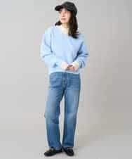 K3FBD23049 a.v.v Elmi(アー・ヴェ・ヴェ) 【低身長サイズ】カシュクールライクVネックニット ベージュ