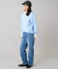 K3FBD23049 a.v.v Elmi(アー・ヴェ・ヴェ) 【低身長サイズ】カシュクールライクVネックニット ベージュ