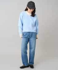 K3FBD23049 a.v.v Elmi(アー・ヴェ・ヴェ) 【低身長サイズ】カシュクールライクVネックニット ベージュ