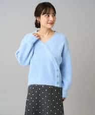 K3FBD23049 a.v.v Elmi(アー・ヴェ・ヴェ) 【低身長サイズ】カシュクールライクVネックニット ベージュ