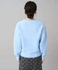 K3FBD23049 a.v.v Elmi(アー・ヴェ・ヴェ) 【低身長サイズ】カシュクールライクVネックニット ベージュ