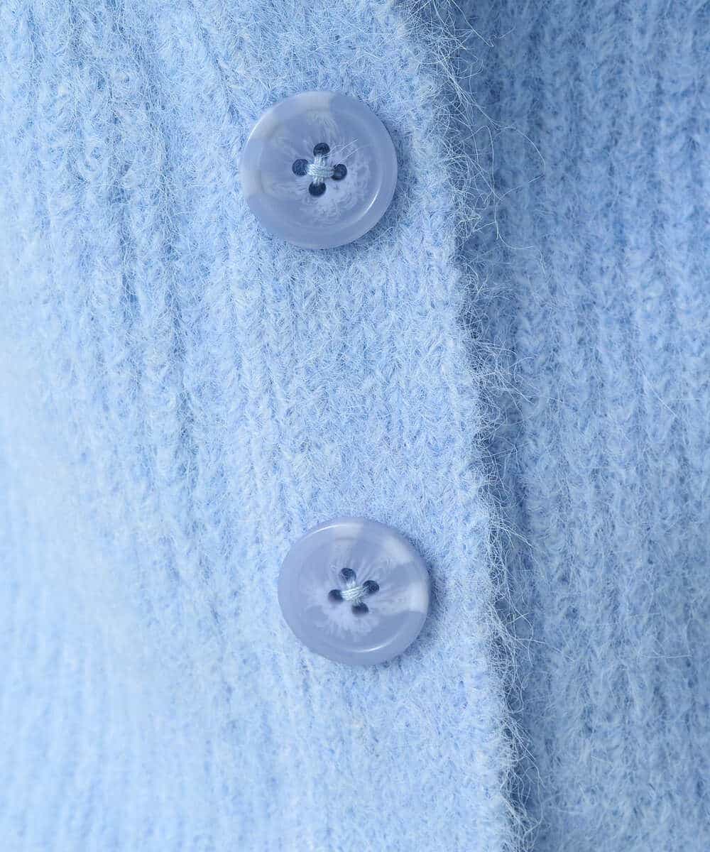 K3FBD23049 a.v.v Elmi(アー・ヴェ・ヴェ) 【低身長サイズ】カシュクールライクVネックニット ベージュ