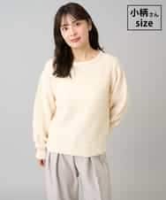 K3FBD25049 a.v.v Elmi(アー・ヴェ・ヴェ) 【低身長サイズ】ダイヤ柄ニットプルオーバー アイボリー