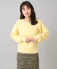 K3FBD25049 a.v.v Elmi(アー・ヴェ・ヴェ) 【低身長サイズ】ダイヤ柄ニットプルオーバー アイボリー