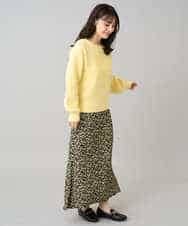 K3FBD25049 a.v.v Elmi(アー・ヴェ・ヴェ) 【低身長サイズ】ダイヤ柄ニットプルオーバー アイボリー