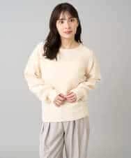 K3FBD25049 a.v.v Elmi(アー・ヴェ・ヴェ) 【低身長サイズ】ダイヤ柄ニットプルオーバー アイボリー