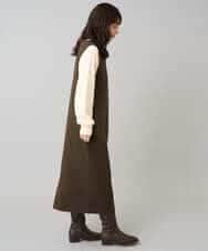 K3FBD25049 a.v.v Elmi(アー・ヴェ・ヴェ) 【低身長サイズ】ダイヤ柄ニットプルオーバー アイボリー