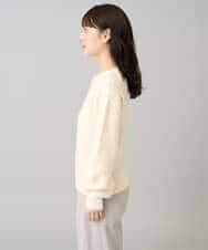 K3FBD25049 a.v.v Elmi(アー・ヴェ・ヴェ) 【低身長サイズ】ダイヤ柄ニットプルオーバー アイボリー