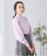 K3FBD28044 a.v.v Elmi(アー・ヴェ・ヴェ) 【低身長サイズ】プチハイネックショルダータックニット ブラック