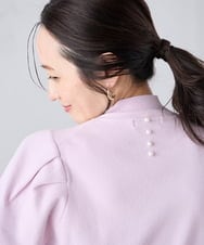 K3FBD28044 a.v.v Elmi(アー・ヴェ・ヴェ) 【低身長サイズ】プチハイネックショルダータックニット ブラック