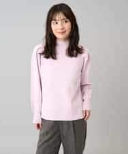 K3FBD28044 a.v.v Elmi(アー・ヴェ・ヴェ) 【低身長サイズ】プチハイネックショルダータックニット ブラック