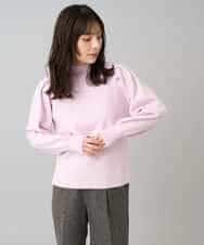 K3FBD28044 a.v.v Elmi(アー・ヴェ・ヴェ) 【低身長サイズ】プチハイネックショルダータックニット ブラック