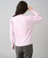 K3FBD28044 a.v.v Elmi(アー・ヴェ・ヴェ) 【低身長サイズ】プチハイネックショルダータックニット ブラック