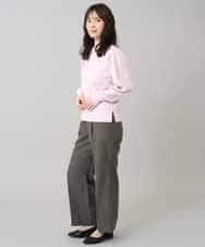 K3FBD28044 a.v.v Elmi(アー・ヴェ・ヴェ) 【低身長サイズ】プチハイネックショルダータックニット ブラック