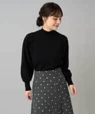 K3FBD28044 a.v.v Elmi(アー・ヴェ・ヴェ) 【低身長サイズ】プチハイネックショルダータックニット ブラック