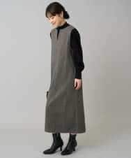 K3FBD28044 a.v.v Elmi(アー・ヴェ・ヴェ) 【低身長サイズ】プチハイネックショルダータックニット ブラック