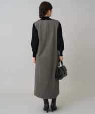 K3FBD28044 a.v.v Elmi(アー・ヴェ・ヴェ) 【低身長サイズ】プチハイネックショルダータックニット ブラック