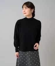 K3FBD28044 a.v.v Elmi(アー・ヴェ・ヴェ) 【低身長サイズ】プチハイネックショルダータックニット ブラック