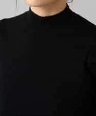 K3FBD28044 a.v.v Elmi(アー・ヴェ・ヴェ) 【低身長サイズ】プチハイネックショルダータックニット ブラック