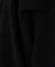 K3FBD28044 a.v.v Elmi(アー・ヴェ・ヴェ) 【低身長サイズ】プチハイネックショルダータックニット ブラック