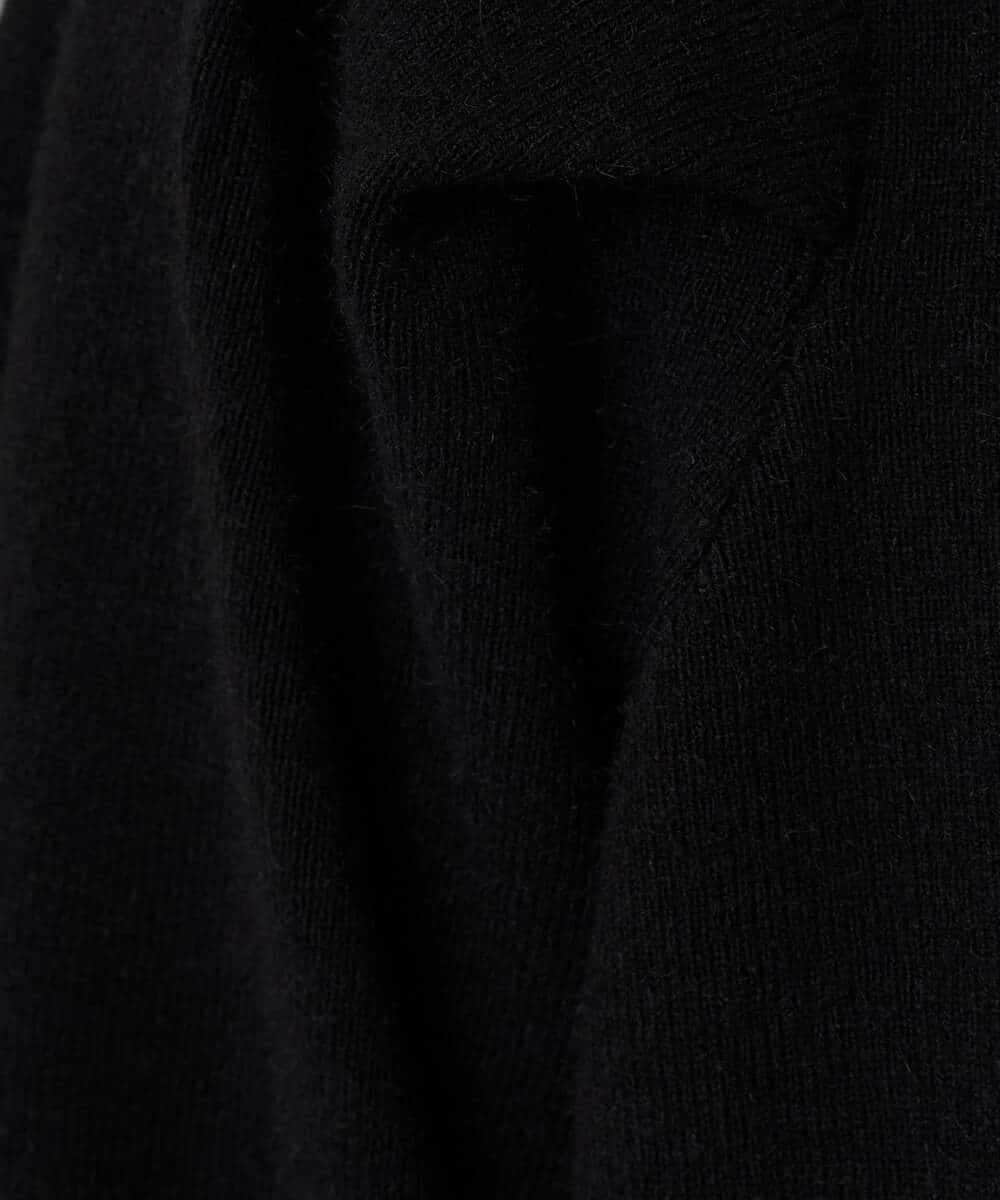 K3FBD28044 a.v.v Elmi(アー・ヴェ・ヴェ) 【低身長サイズ】プチハイネックショルダータックニット ブラック