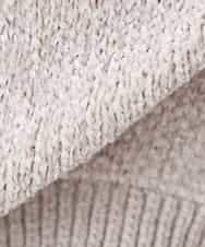 K3FBD33049 a.v.v Elmi(アー・ヴェ・ヴェ) 【低身長サイズ】モールヤーンニット モカベージュ