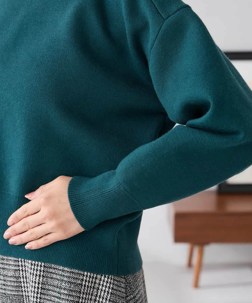 K3FBD42044 a.v.v Elmi(アー・ヴェ・ヴェ) 【低身長サイズ】クロップドスウェットライクニット ピンク